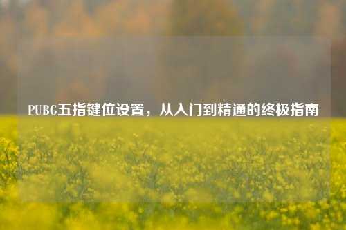 PUBG五指键位设置，从入门到精通的终极指南