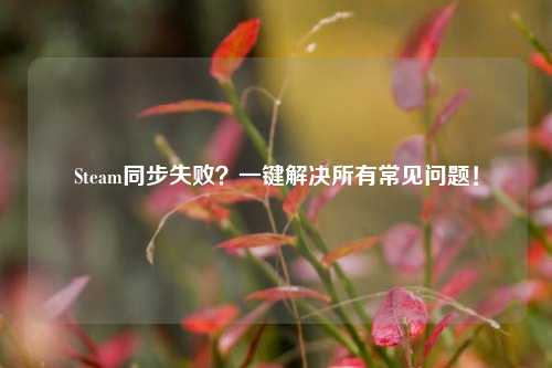 Steam同步失败？一键解决所有常见问题！