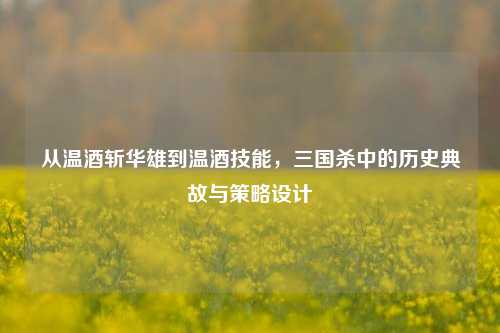 从温酒斩华雄到温酒技能,三国杀中的历史典故与策略设计