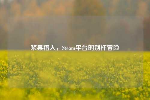 浆果猎人,Steam平台的别样冒险