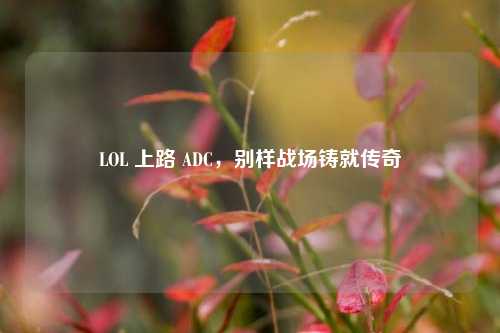 LOL 上路 ADC,别样战场铸就传奇