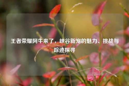 王者荣耀阿牛来了,峡谷新宠的魅力、挑战与踪迹探寻