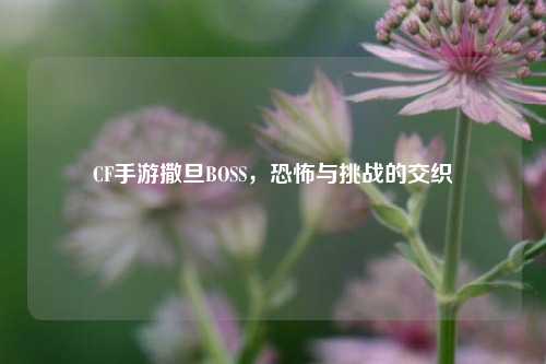 CF手游撒旦BOSS,恐怖与挑战的交织