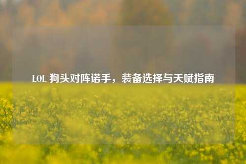LOL 狗头对阵诺手,装备选择与天赋指南