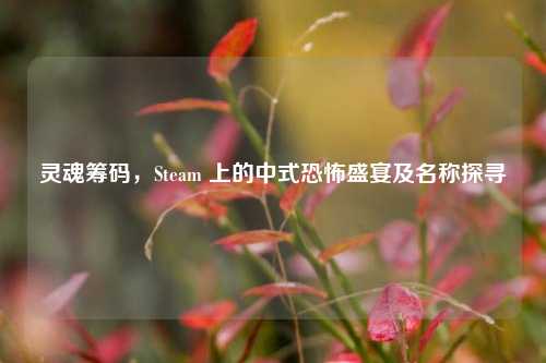灵魂筹码，Steam 上的中式恐怖盛宴及名称探寻