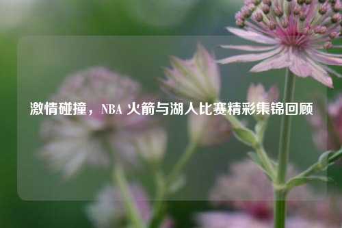 ***碰撞,NBA 火箭与湖人比赛精彩集锦回顾