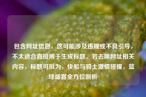 包含网址信息，这可能涉及违规或不良引导，不太适合直接用于生成标题。若去除网址相关内容，标题可拟为，快船与骑士***碰撞，篮球盛宴全方位剖析