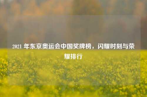 2021 年东京奥运会中国奖牌榜，闪耀时刻与荣耀排行