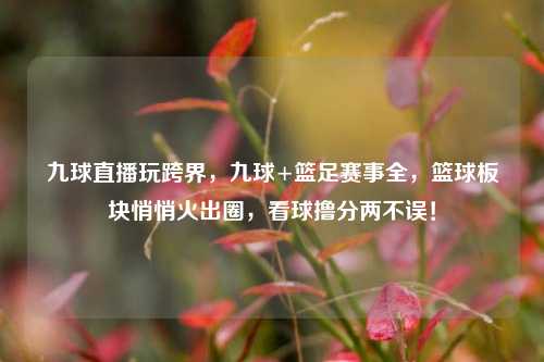 九球直播玩跨界,九球+篮足赛事全,篮球板块悄悄火出圈,看球撸分两不误!