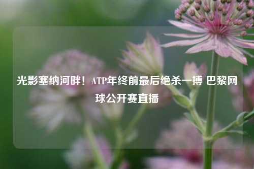 光影塞纳河畔!ATP年终前最后绝杀一搏 巴黎网球公开赛直播