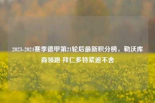 2023-2024赛季德甲第21轮后最新积分榜,勒沃库森领跑 拜仁多特紧追不舍