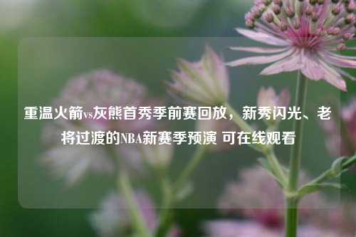 重温火箭vs灰熊首秀季前赛回放,新秀闪光、老将过渡的NBA新赛季预演 可在线观看