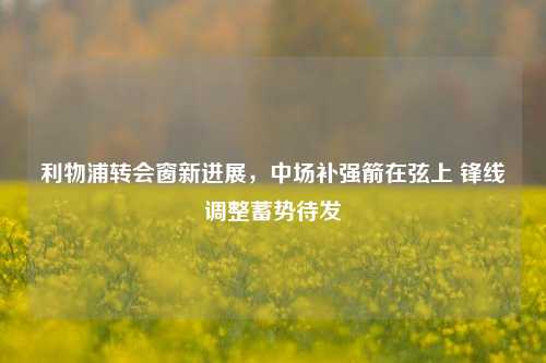 利物浦转会窗新进展，中场补强箭在弦上 锋线调整蓄势待发