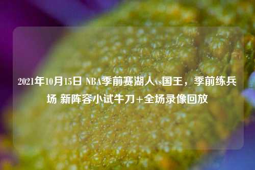 2021年10月15日 NBA季前赛湖人vs国王，季前练兵场 新阵容小试牛刀+全场录像回放