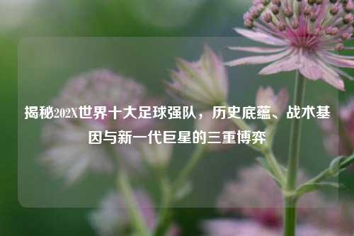 揭秘202X世界十大足球强队，历史底蕴、战术基因与新一代巨星的三重博弈