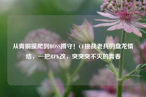 从青铜摸爬到BOSS蹲守！CF挑战老兵的盘龙情结，一把RPK改，突突突不灭的青春