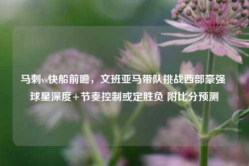 马刺vs快船前瞻,文班亚马带队挑战西部豪强 球星深度+节奏控制或定胜负 附比分预测