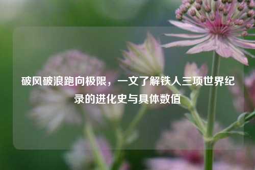 破风破浪跑向极限,一文了解铁人三项世界纪录的进化史与具体数值