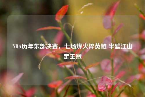 NBA历年东部决赛,七场烽火淬英雄 半壁江山定王冠