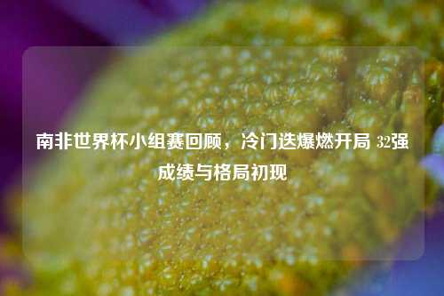 南非世界杯小组赛回顾,冷门迭爆燃开局 32强成绩与格局初现