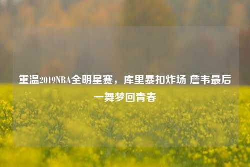 重温2019NBA全明星赛,库里暴扣炸场 詹韦最后一舞梦回青春